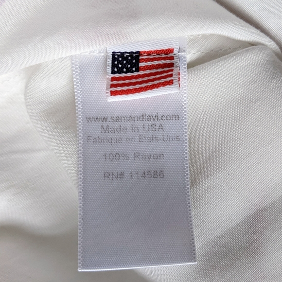 Sam & Lavi Floral Blossom Print Button Up Blouse Top M - Picture 8 of 11